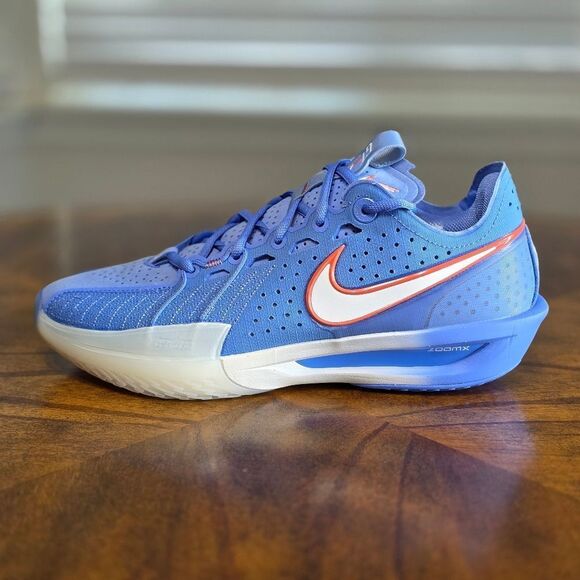 Nike GT Cut 3 Air ZoomX UNC Royal Pulse White Basketball Shoes 12 SE DV2913-403 - Picture 7 of 16